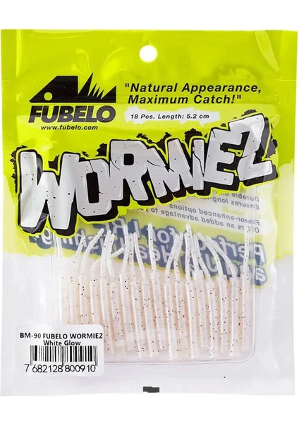 Wormiez 5.2 cm Lrf Silikon Yem Whıte Glow