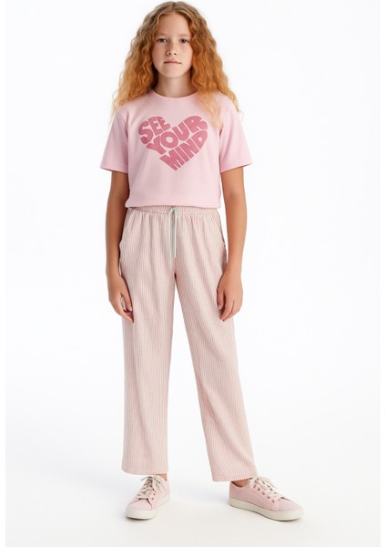 Kız Çocuk Basic Waffle Kumaş Suyolu Mevsimlik Tek Alt AK2515-1 fiyatları