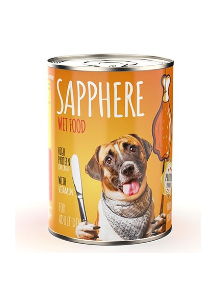 Kümes Hayvanlı Yetişkin Köpek Konservesi 24 Adet 400 gr