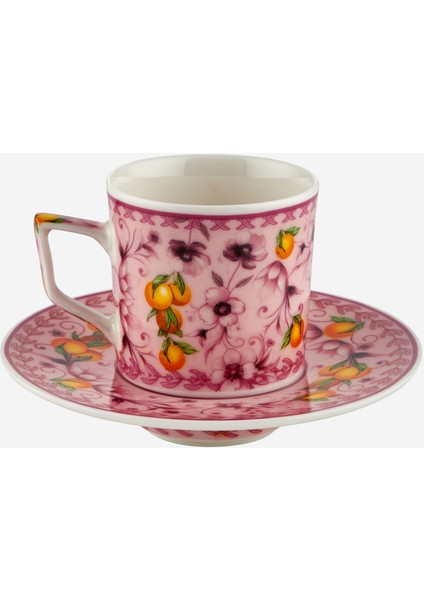 Arancia Pembe Porselen Kahve Fincan Seti 120 ml indirimleri