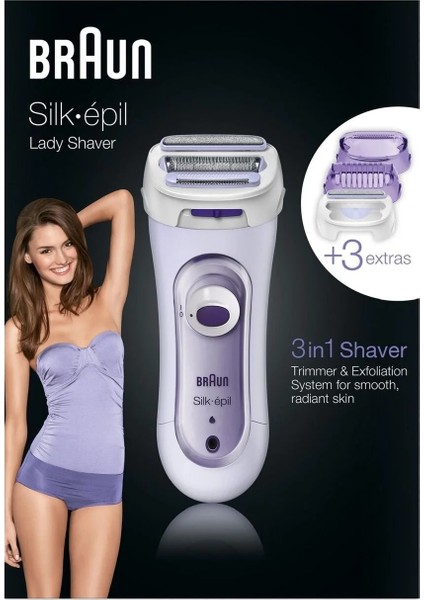 Silk Epil Lady Shaver 5560 Kadın Tıraş Mekinesi