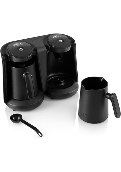 OK006 Okka Minio Duo Türk Kahve Makinesi - Siyah - 880 Watt