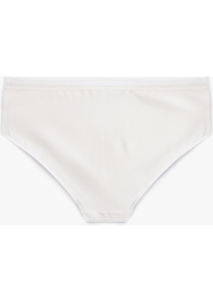 Bel Detaylı Pamuklu Rahat Kalıp Yüksek Bel Hipster Külot fiyatları