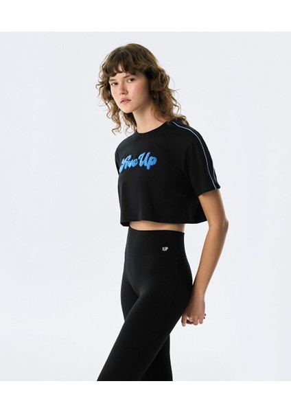 SLOGAN NAKIŞLI CROP TİŞÖRT TW6250070093001