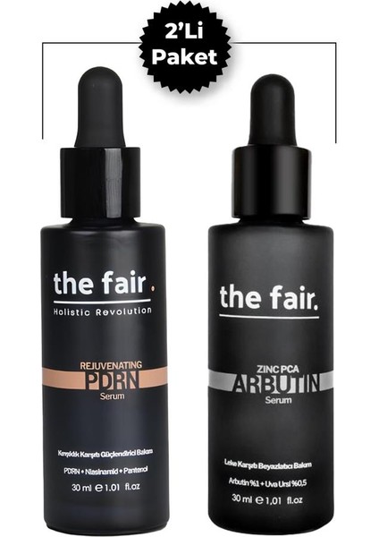 Rejuvenating Pdrn (Somon Dna) Serum 30 ml Cilt Serumu ve Arbutin Leke Karşıtı Bakım Serumu