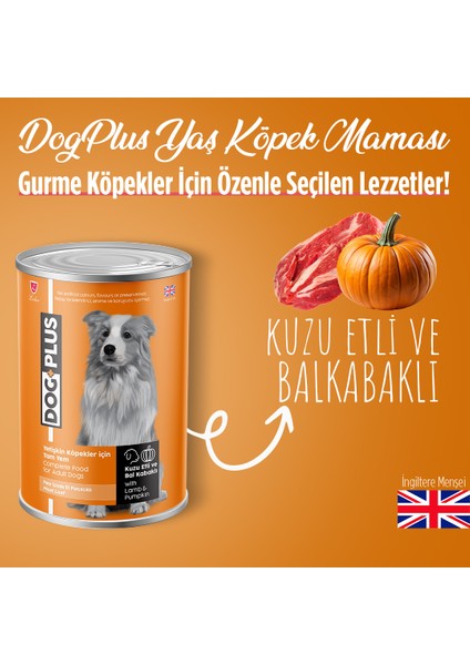 Pate Kuzu Etli ve Balkabaklı Yetişkin Köpek Konserve Yaş Mama 395 Gr x 6 Adet fiyatları