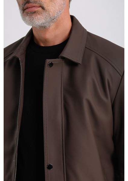 Bruno Erkek Uzun Deri Kaban fırsatları