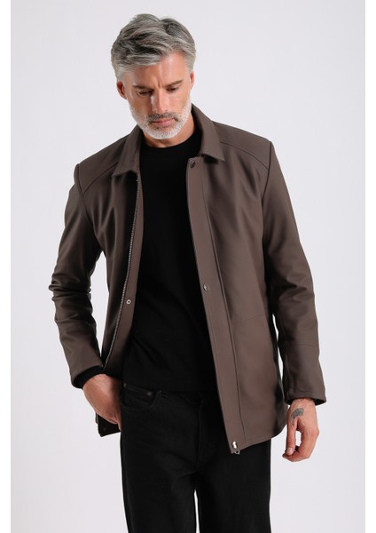 Bruno Erkek Uzun Deri Kaban indirimleri