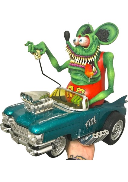 Büyük Ağız Canavar Tuhaf Reçine Dekoratif Süsler Ev Yaratıcı Kişilik Uzaylı Canavar (Yurt Dışından)