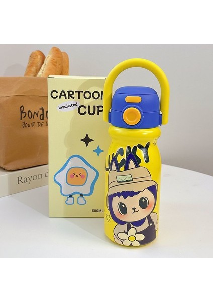 Öğrenci Su Bardağı Karikatür Taşınabilir Sevimli Çocuk Su (Yurt Dışından)
