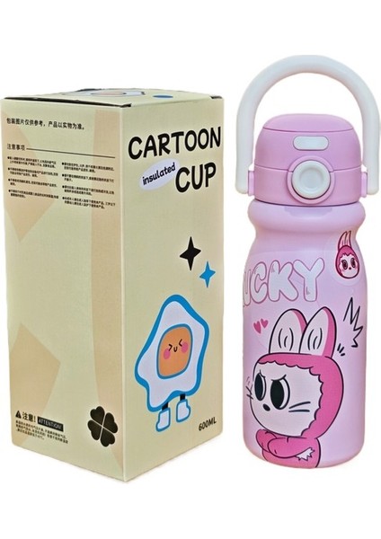 Öğrenci Su Bardağı Karikatür Taşınabilir Sevimli Çocuk Su (Yurt Dışından)
