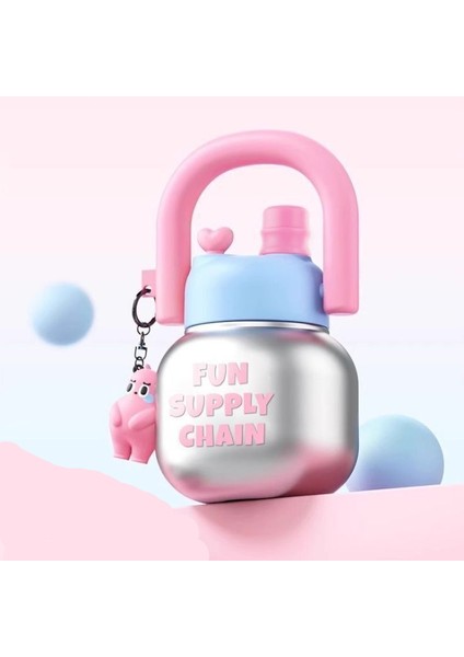 Yeni 800ML Sevimli Öğrenci Taşınabilir Kupa (Yurt Dışından)