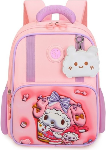Çocuk Okul Çantası Anaokulu Kızları Sevimli Çizgi Film Okul Çantası Ilkokul Öğrencileri Sırt Çantası (Yurtdışı Satın Alma) (Yurt Dışından)