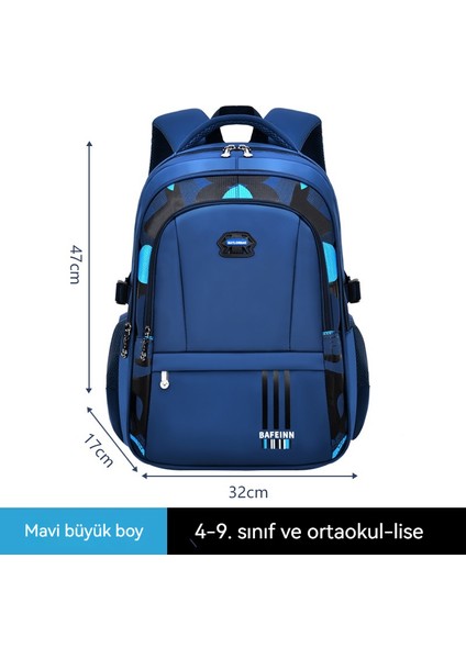 Yeni Ortaokul ve Lise Öğrencileri Çocuklar Için Büyük Kapasiteli Sırt (Yurt Dışından)