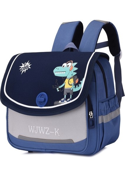 Çocuk Yatay Okul Çantası Ilkokul Öğrencileri Hafif Omurga Koruması Birinci, Ikinci ve Üçüncü Sınıf Omuz Karikatür Erkek ve Kız Sırt Çantası (Yurt Dışından)