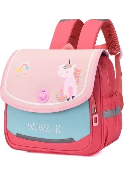 Çocuk Yatay Okul Çantası Ilkokul Öğrencileri Hafif Omurga Koruması Birinci, Ikinci ve Üçüncü Sınıf Omuz Karikatür Erkek ve Kız Sırt Çantası (Yurt Dışından)