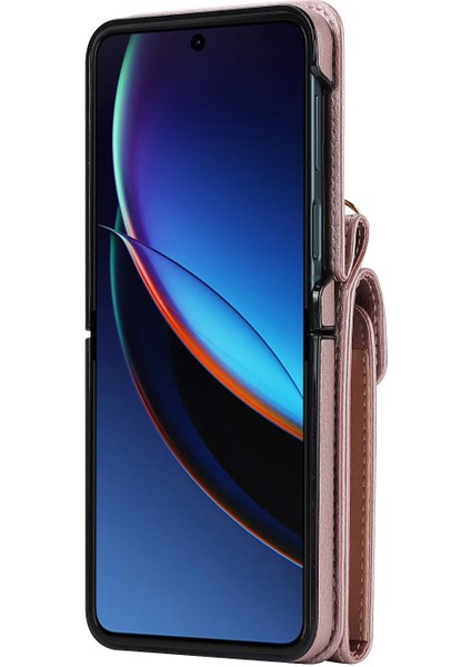 Motorola Razr 40 Ultra Için Rfıd Kart Yuvası Telefon Kılıfı (Yurt Dışından) modelleri
