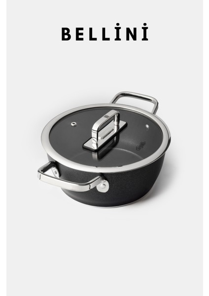 Bellini 7 Parça Tencere Seti Siyah