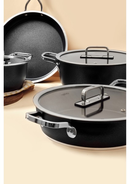 Bellini 7 Parça Tencere Seti Siyah fiyatları