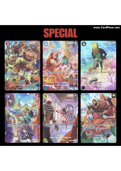 6 Paket One Piece Card Game OP10 Royal Blood Bandai Booster Japonca 36 Kart fırsatları