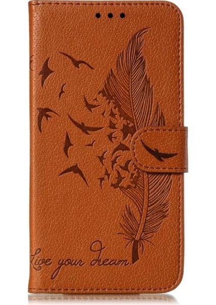 Motorola G96 5g Için Tüy Desenli Pu Kılıf (Yurt Dışından) fiyatları