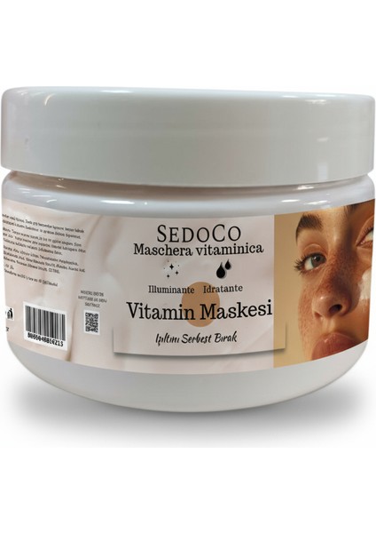 Vitamin Maskesi – Cilt Aydınlatıcı & Soyulabilir Toz Maske (100 GR) fiyatları