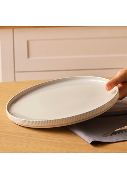 Massimo Servis Tabağı 27 cm Krem fiyatları