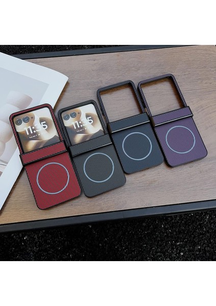 Motorola Razr 60 Ultra Için Karbon Fiber Magsafe Telefon Kılıfı (Yurt Dışından) fiyatları