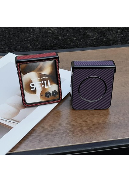 Motorola Razr 60 Ultra Için Karbon Fiber Magsafe Telefon Kılıfı (Yurt Dışından) fırsatları