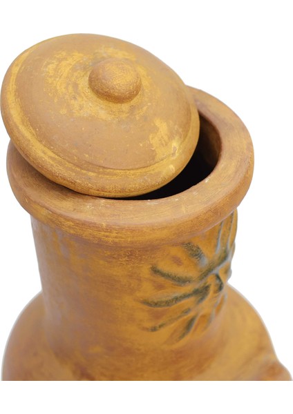 Güneş Motifli Küçük Chimenea Sarı modelleri