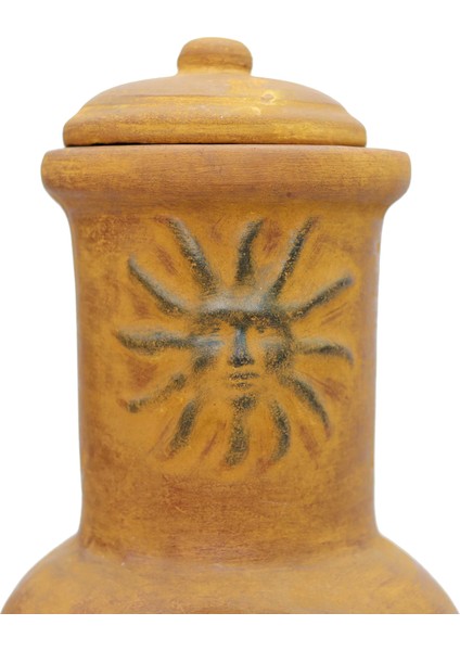 Güneş Motifli Küçük Chimenea Sarı indirimleri