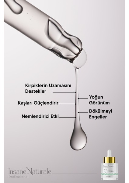 Insane Naturale Kaş Kirpik Serum 20 ml