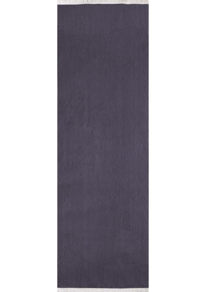 Modern Saçaklı Kaymaz Taban Tavşan Tüyü Kolay Temizlenebilir Yıkanabilir Salon Oturma Odası Yolluk Mutfak Halısı Gri Renk fiyatları