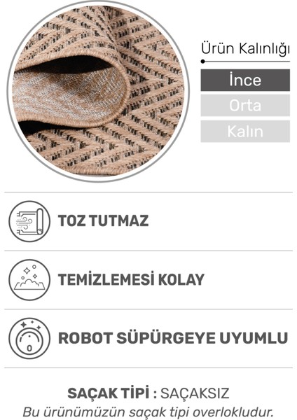 Sierra Halı | Jüt Hasır Görünümlü Modern Kilim ve Yolluk, Ince Bukle Dokuma fiyatları