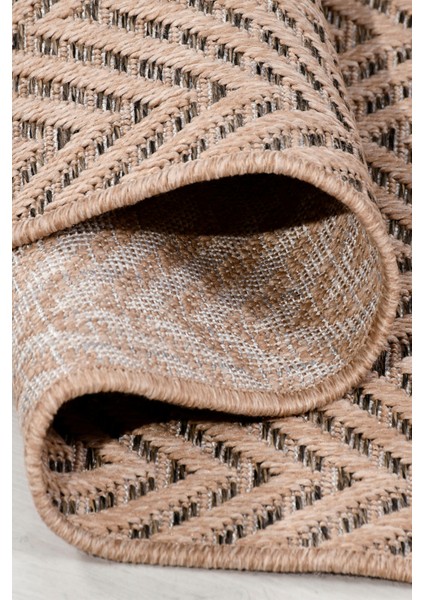 Sierra Halı | Jüt Hasır Görünümlü Modern Kilim ve Yolluk, Ince Bukle Dokuma