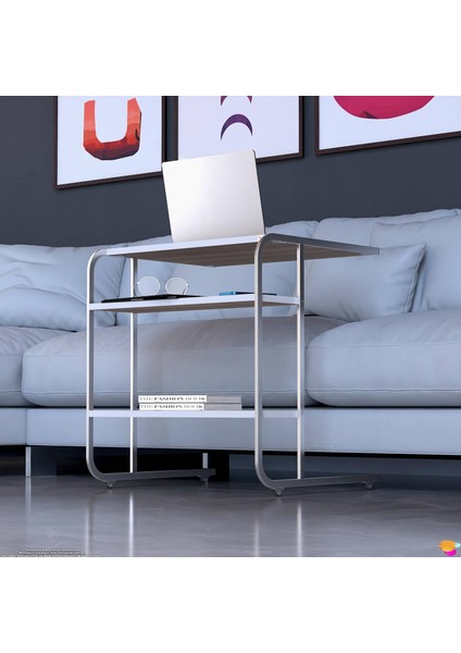 C Yan Sehpa Geniş Boy Tekerlekli Çalışma, Atıştırmalık, Yemek, Laptop Sehpası Cordoba fiyatları