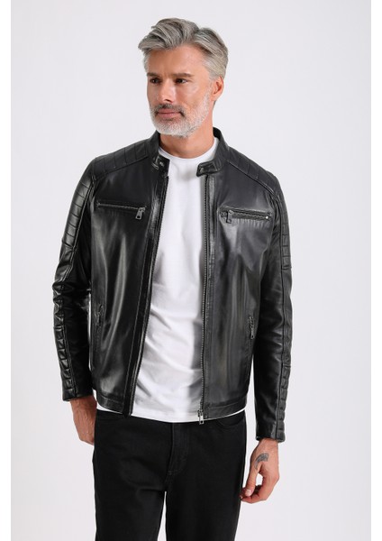 Georges Erkek Spor Deri Mont modelleri