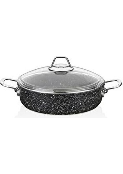 30 cm Karnıyarık Tenceresi Granit İç Yüzey Kolay Temizlik Özelliği ile modelleri