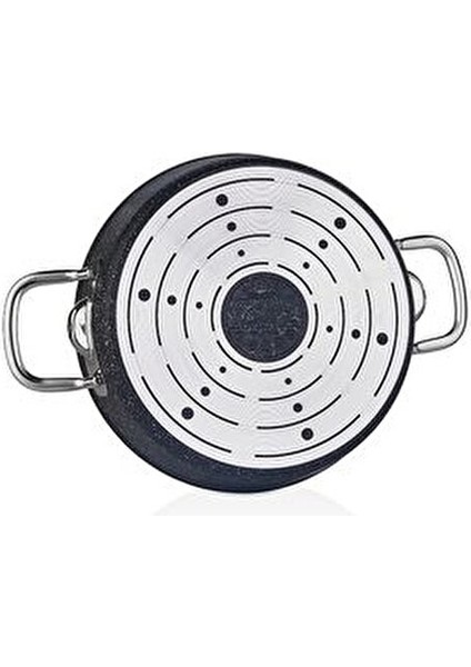 30 cm Karnıyarık Tenceresi Granit İç Yüzey Kolay Temizlik Özelliği ile fırsatları