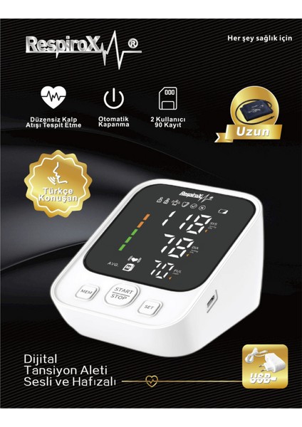 AXD-809 Dijital Koldan Tansiyon Aleti Türkçe Konuşan modelleri