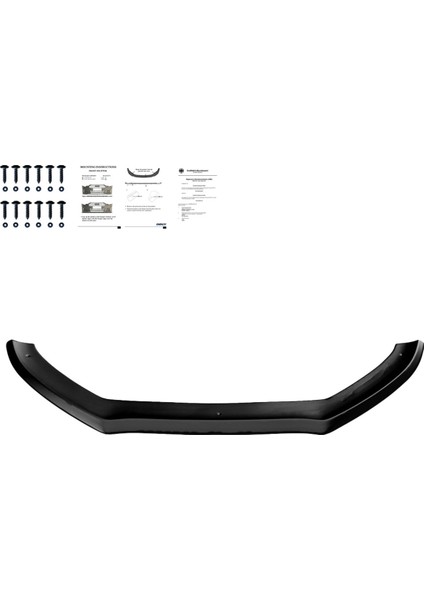 Audi A5 S-Line / S5 8t Makyajlı 2011-2016 Uyumlu Ön Lip – Dayanıklı ve Sportif Tasarım