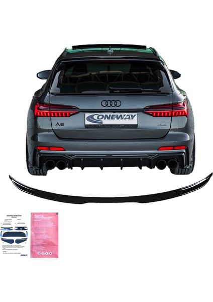 Audi S6 / A6 S-Line C8 (Sedan-Avant) 2019-2023 Spoiler / Makyajlı Uyumlu