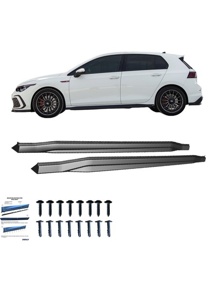 Vw Golf Mk8 Gtı / Gtı Clubsport / Gtd / R-Line 2020-2024 Marşpiyel Altı Lip fiyatları