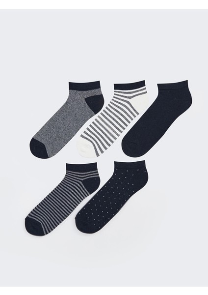 Lcw Accessorıes Karişik Çizgili Erkek Patik Çorap 5'li