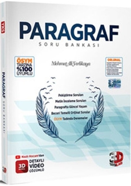 3D Yayınları Paragraf Soru Bankası 2026 Basım