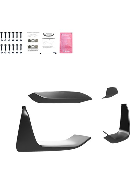 Bmw M3 F80 2014-2018 / M4 F82 2014-2021 Uyumlu Ön Flap 4 Parça – Sportif Görünüm ve Ek Koruma modelleri