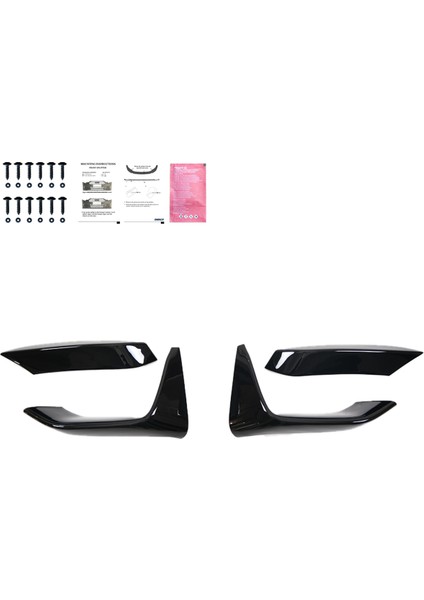 Bmw M3 F80 2014-2018 / M4 F82 2014-2021 Uyumlu Ön Flap 4 Parça – Sportif Görünüm ve Ek Koruma indirimleri