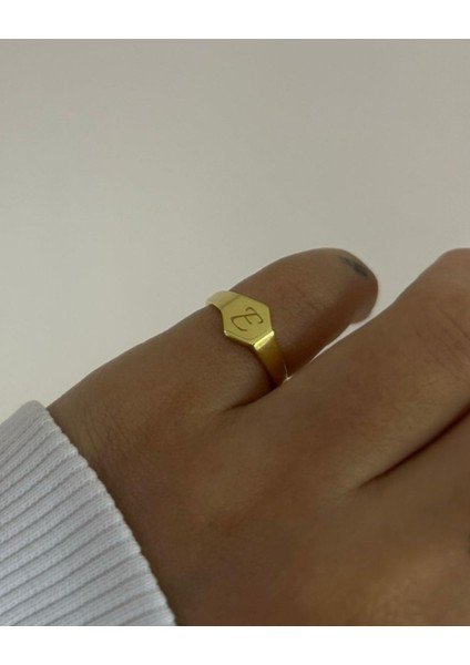 925 Gümüş | Ayarlanabilir Serçe Parmak Yüzüğü Istediğini Yazdır