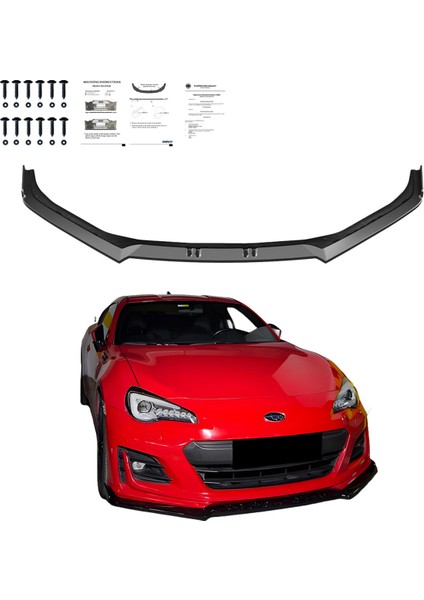 Subaru Brz Mk1 2012-2017 Uyumlu Ön Lip – Sportif ve Aerodinamik Tampon Altı Eklenti fiyatları