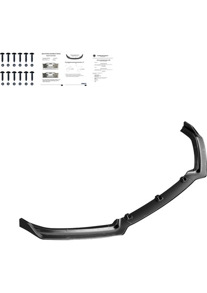 Vw Polo Mk5 6r/6c 2009-2017 Uyumlu Ön Lip – Şık ve Dayanıklı Tampon Altı Eklenti modelleri